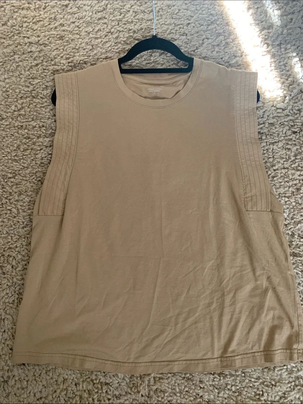 Banana Republic supima cotton sleeveless top - large